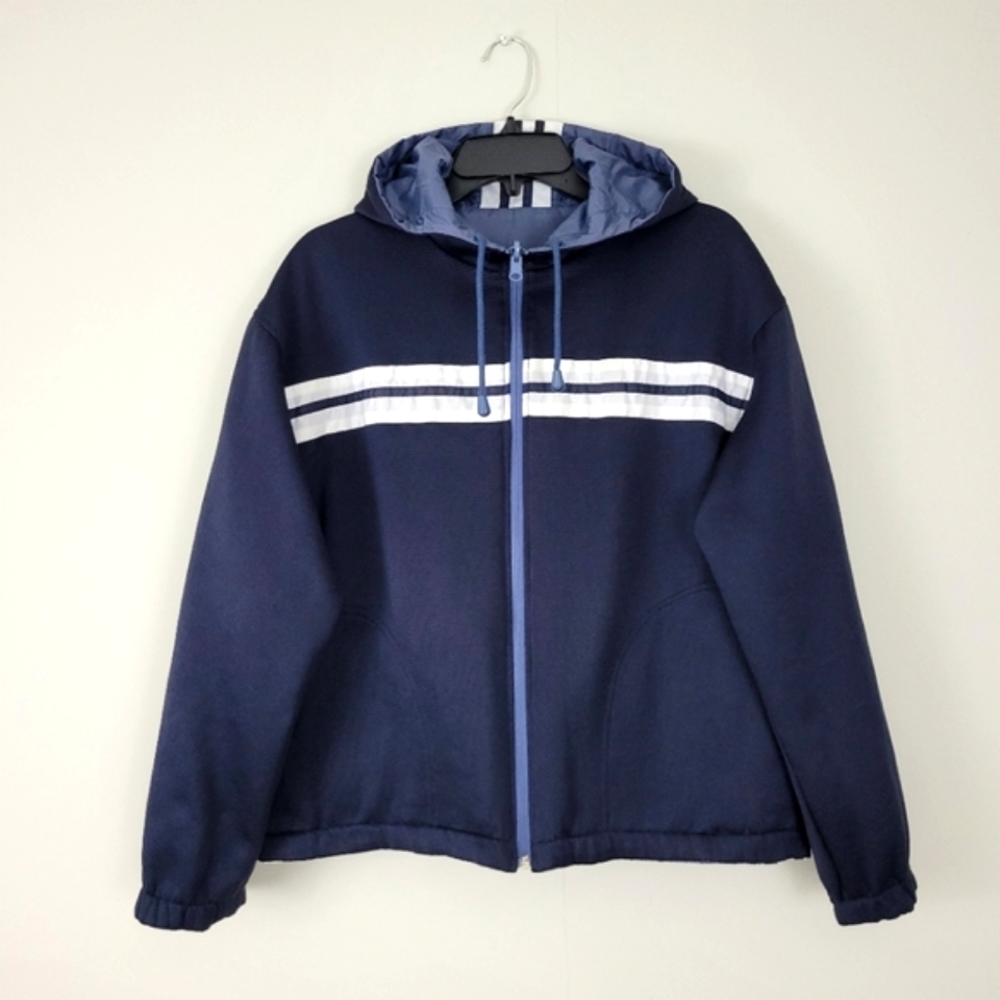 LAVON Reversible Two in One Men Hooded Jacket Size L